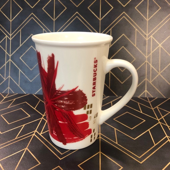 Starbucks Other - Starbucks Holiday 2014 Red Gold Mug